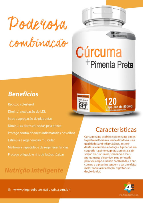 Cúrcuma + Pimenta preta